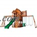 Backyard Discovery Skyfort II Wooden Cedar Swing Set   555555692